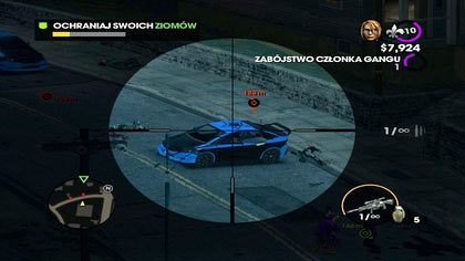 Kinzie jest zagrożona i najprawdopodobniej w trakcie zbierania informacji dotyczących Deckerów zostanie zaatakowana - Anioł Stróż 2 (A) | Kampania Saints Row The Third - Saints Row: The Third - poradnik do gry