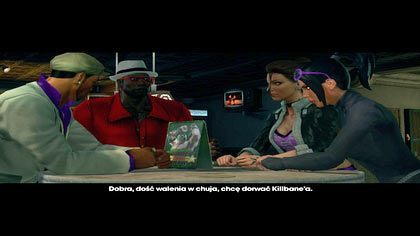 Spotykamy się z ziomami w Złamanej Ladze w celu zaplanowania zabójstwa Killbanea - Zdalnie będzie idealnie | Kampania Saints Row The Third - Saints Row: The Third - poradnik do gry