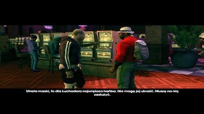 Spotykamy się z Angelem w Kasynie Trójka, gdzie ziom oznajmia nam, że potrzebuje naszej pomocy - Łomot w Trójce | Kampania Saints Row The Third - Saints Row: The Third - poradnik do gry