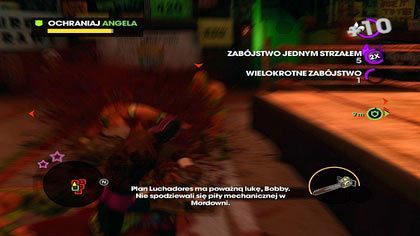 Niestety, Angel nie daje sobie rady z Killbaneem - w pewnym momencie zostaje wyrzucony poza ring - Mordownia XXXI | Kampania Saints Row The Third - Saints Row: The Third - poradnik do gry