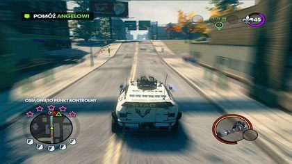 WERSJA PIERWSZA: ZLIKWIDUJ KILLBANEA - Jeśli zdecydowaliśmy się dopaść lidera Luchadores, skierujemy się w stronę lotniska - Trójkącik | Kampania Saints Row The Third - Saints Row: The Third - poradnik do gry