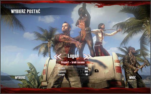Ekspert - broń rzucana - Logan | Bohater w Dead Island - Dead Island - poradnik do gry