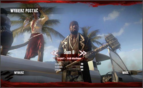 Ekspert - broń obuchowa - SamB | Bohater w Dead Island - Dead Island - poradnik do gry