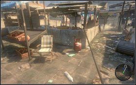 Na targowisku, przy jednym z zabudowań, zaraz obok butli z propanem - Akt 2 (2) | Dowody tożsamości w Dead Island - Dead Island - poradnik do gry