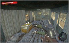 Wewnątrz zniszczonego, białego, autobusu na środku ścieżki w wiosce Afrana - Akt 3 | Dowody tożsamości w Dead Island - Dead Island - poradnik do gry