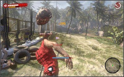 Ten typ zombie ma jedną zasadniczą cechę - szarżują na Ciebie, lecz niestety nie biegną idealnie prosto - Bestiariusz | Bestiariusz i wyzwania w Dead Island - Dead Island - poradnik do gry