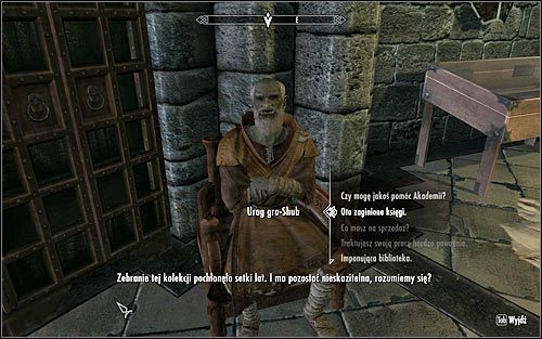 Otwórz mapę świata i zdecyduj się na odbycie szybkiej podróży do Akademii w Zimowej Twierdzy - Z nosem w księgach (2) | Questy Akademii w Zimowej Twierdzy | Solucja Skyrim - Skyrim - poradnik, mapy, questy