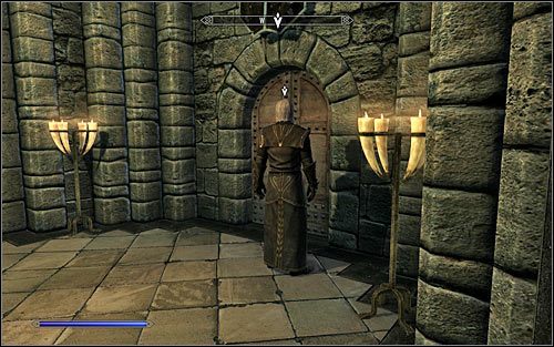 Wysłuchaj krótkiej rozmowy z Ancano, z której dowiesz się, że w Akademii pojawił się członek zakonu Psijic i że chce rozmawiać tylko z Tobą - Dobre zamiary | Questy Akademii w Zimowej Twierdzy | Solucja Skyrim - Skyrim - poradnik, mapy, questy