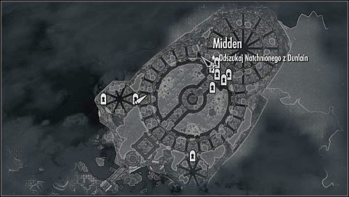 Do Midden możesz przedostać się korzystając z jedno z dwóch włazów - Dobre zamiary | Questy Akademii w Zimowej Twierdzy | Solucja Skyrim - Skyrim - poradnik, mapy, questy