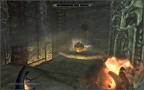 Przejdź przez nowe drzwi, eliminując po drodze pająka - robotnika - Ujawnianie niewidocznego (1) | Questy Akademii w Zimowej Twierdzy | Skyrim - Skyrim - poradnik, mapy, questy