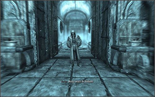 Powróć do jedynego możliwego wyjścia z pomieszczenia z pryzmaskopem - Ujawnianie niewidocznego (3) | Questy Akademii w Zimowej Twierdzy | Skyrim - Skyrim - poradnik, mapy, questy