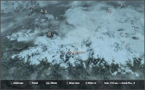 Opuść Komnatę Żywiołów i otwórz mapę świata - Laska Magnusa (1) | Questy Akademii w Zimowej Twierdzy | Solucja Skyrim - Skyrim - poradnik, mapy, questy