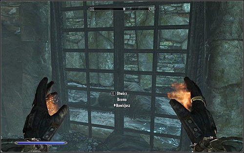 Przystąp do eksploracji okolic miejsca startu, rozprawiając się ze szkieletem oraz draugrem - Laska Magnusa (2) | Questy Akademii w Zimowej Twierdzy | Solucja Skyrim - Skyrim - poradnik, mapy, questy