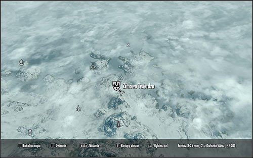 Otwórz mapę świata i zauważ, że zniknęła z niej Akademia - Laska Magnusa (3) | Questy Akademii w Zimowej Twierdzy | Solucja Skyrim - Skyrim - poradnik, mapy, questy