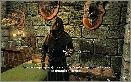 Odszukaj Onmunda, czyli jednego z uczniów Akademii - Prośba Onmunda | Questy Akademii w Zimowej Twierdzy | Solucja Skyrim - Skyrim - poradnik, mapy, questy