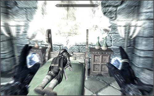 Wciśnij klawisz TAB, otwórz zakładkę Magia, przejdź do kategorii Iluzja i ustaw jako aktywny czar Dziesiąte Oko - Rytualny czar iluzji | Questy Akademii w Zimowej Twierdzy | Solucja Skyrim - Skyrim - poradnik, mapy, questy