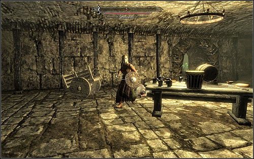 Obie opisane powyżej ścieżki prowadzą do tego samego pomieszczenia, w którym będziesz się musiał pozbyć szumowiny (powyższy screen) - Biznesowe podejście | Questy Gildii Złodziei | Solucja Skyrim - Skyrim - poradnik, mapy, questy