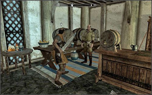 Naczelnik straży oczywiście nie może być zachwycony smakiem zatrutego przez Ciebie miodu - zgodnie z planem, uzna poczęstunek za próbę zamachu i zabierze Sabjorna do lochów w Białej Grani - Na pomoc uciśnionym | Questy Gildii Złodziei | Solucja Skyrim - Skyrim - poradnik, mapy, questy