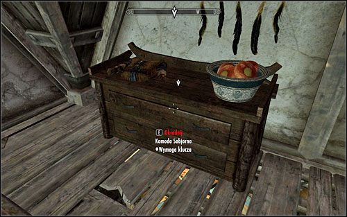 Kiedy już zdobędziesz bezcenne akta, rozejrzyj się po pokoju - na jednym ze stolików znajdziesz książkę Gra przy kolacji, gwarantującą wzrost umiejętności alchemia - Na pomoc uciśnionym | Questy Gildii Złodziei | Solucja Skyrim - Skyrim - poradnik, mapy, questy
