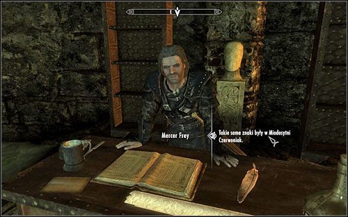 Zanim wyruszysz w drogę, możesz porozmawiać z Brynjolfem, który udzieli Ci kilku przydatnych informacji - Wybryk łajdaka | Questy Gildii Złodziei | Solucja Skyrim - Skyrim - poradnik, mapy, questy