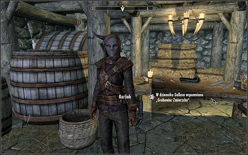 Karliah w podzięce za Twe starania wręczy Ci bardzo potężne ostrze słowików, po czym poprosi o spotkanie w Wyszczerbionej Bani - Trudne odpowiedzi | Questy Gildii Złodziei | Solucja Skyrim - Skyrim - poradnik, mapy, questy