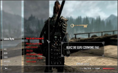 W tym momencie musisz zabawić się w płetwonurka i dopłynąć do skrzyni na dnie jeziora - Reputacja - Samotnia - Wybredny Ropuch | Questy Gildii Złodziei | Solucja Skyrim - Skyrim - poradnik, mapy, questy