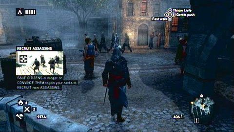 Od teraz ludzie w potrzebie będą zaznaczani na mapie miasta - Sekwencja 3 - Zgubione i znalezione (1) | Opis przejścia - Assassins Creed: Revelations PC - kompletny poradnik do gry
