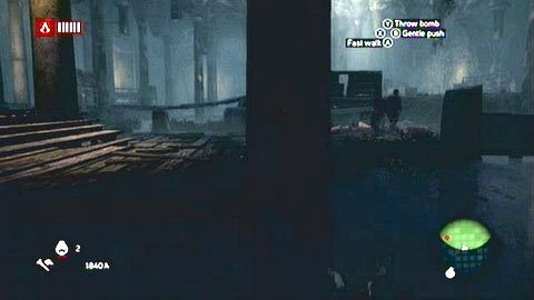 Gdy zginie, schowaj się jak najszybciej za filarem stojącym za twoimi plecami - Sekwencja 3 - Zgubione i znalezione (6) | Opis przejścia - Assassins Creed: Revelations PC - kompletny poradnik do gry