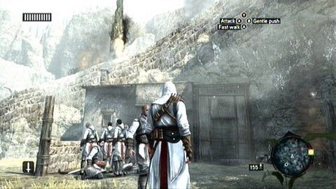 Twoim celem jest dotarcie na szczyt wzgórza, gdzie czeka na ciebie twój mentor - Sekwencja 3 - Zgubione i znalezione (7,8) | Opis przejścia - Assassins Creed: Revelations PC - kompletny poradnik do gry
