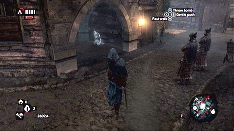 Będziesz mógł wtedy szybko porozmawiać z uwolnionym asasynem - Sekwencja 3 - Zgubione i znalezione (9,10) | Opis przejścia - Assassins Creed: Revelations PC - kompletny poradnik do gry