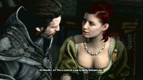 Możesz teraz bezpiecznie udać się do sklepu Wenecjanki, kończąc w ten sposób wspomnienie - Sekwencja 4 - Bezlitosna wojna (2,3) | Opis przejścia - Assassins Creed: Revelations PC - kompletny poradnik do gry