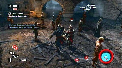 Tym razem musisz chronić kupców przed napierającym wojskiem - Sekwencja 5 - Dziedzic imperium (1,2) | Opis przejścia - Assassins Creed: Revelations PC - kompletny poradnik do gry
