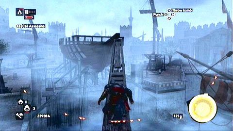 Aby zakończyć wspomnienie, musisz opuścić arsenał - Sekwencja 5 - Dziedzic imperium (3) | Opis przejścia - Assassins Creed: Revelations PC - kompletny poradnik do gry