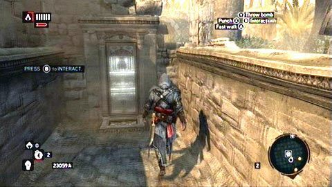 W celu rozpoczęcia zadania, przejdź przez drzwi w opuszczonych runach - Sekwencja 5 - Dziedzic imperium (4-6) | Opis przejścia - Assassins Creed: Revelations PC - kompletny poradnik do gry