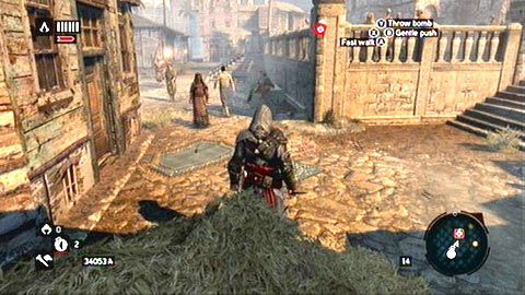 Żeby zdobyć pełną synchronizację, musisz zabić go z jakiejś kryjówki - Sekwencja 6 - Kaprys Fortuny (1,2) | Opis przejścia Assassins Creed Revelations - Assassins Creed: Revelations PC - kompletny poradnik do gry