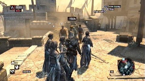 Po rozmowie z Yusufem udaj się w stronę zaznaczonego na mapie miejsce, zabierają ze sobą grupkę stojących niedaleko tancerek - Sekwencja 6 - Kaprys Fortuny (7,8) | Opis przejścia Assassins Creed Revelations - Assassins Creed: Revelations PC - kompletny poradnik do gry