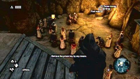 Twoim zadaniem jest odszukanie strażnika z kluczem - Sekwencja 7 - Podziemny świat (1,2) | Opis przejścia - Assassins Creed: Revelations PC - kompletny poradnik do gry