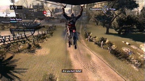 Po kilku takich zwężeniach Ezio spadnie na ziemie - Sekwencja 8 - Koniec pewnej epoki (3) | Opis przejścia - Assassins Creed: Revelations PC - kompletny poradnik do gry