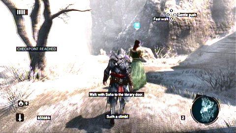 Po rozpoczęciu misji cały czas podążaj za Sofią - Sekwencja 9 - Objawienie | Opis przejścia Assassins Creed Revelations - Assassins Creed: Revelations PC - kompletny poradnik do gry