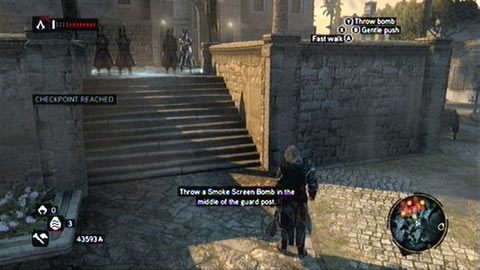 Tym razem otrzymasz od swego przyjaciela bombę dymną - Misje Piri Reisa - Grom, Zasłona dymna, Petarda hukowa | Zadania dodatkowe - Assassins Creed: Revelations PC - kompletny poradnik do gry