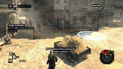 W tej misji poznasz działa wabik dymny - Misje Piri Reisa - Bieluń, Gwoździe, Wabik dymny | Zadania dodatkowe - Assassins Creed: Revelations PC - kompletny poradnik do gry