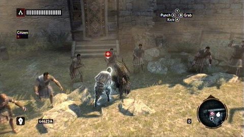 Wciskając cały czas X powinieneś szybko wygrać starcie - Misje rekrutów (1-3) | Zadania dodatkowe Assassins Creed Revelations - Assassins Creed: Revelations PC - kompletny poradnik do gry