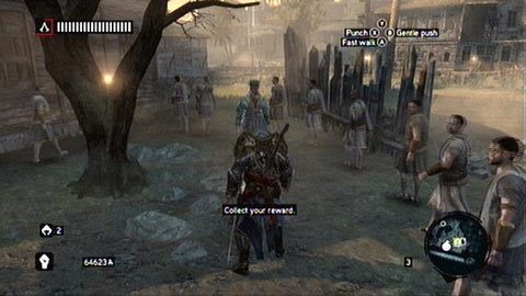 Po zakończeniu walki odbierz nagrodę u organizatora - Misje rekrutów (1-3) | Zadania dodatkowe Assassins Creed Revelations - Assassins Creed: Revelations PC - kompletny poradnik do gry