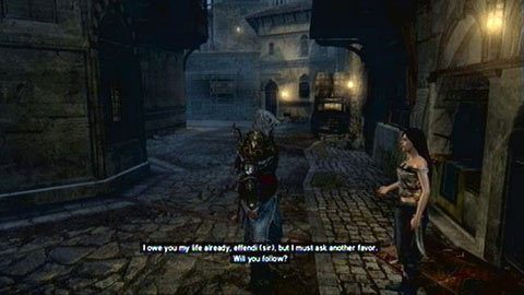 Jak tylko podejdziesz do zaznaczonego domu, rozpocznie się krótka animacja - Misje rekrutów (4-6) | Zadania dodatkowe Assassins Creed Revelations - Assassins Creed: Revelations PC - kompletny poradnik do gry