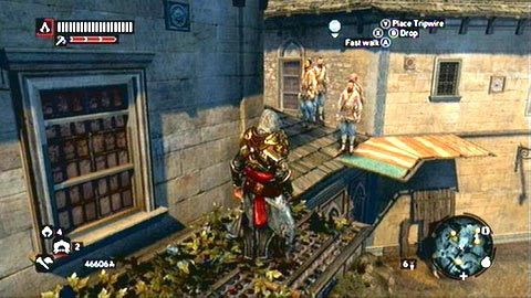 Po rozmowie z mężczyzną udaj się we wskazane miejsce i wynajmij grupkę złodziei - Misje frakcji | Zadania dodatkowe Assassins Creed Revelations - Assassins Creed: Revelations PC - kompletny poradnik do gry