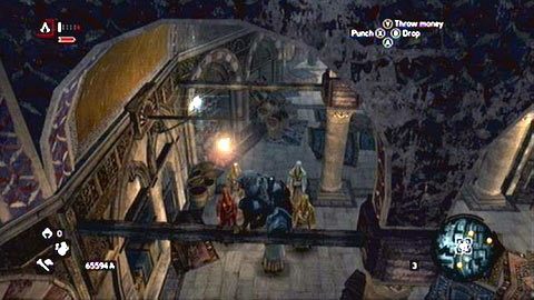 Umieszczono go nad latarnią wiszącą na bazarze - Dzielnica imperialna (11-22) | Fragmenty Danych Animusa - Assassins Creed: Revelations PC - kompletny poradnik do gry