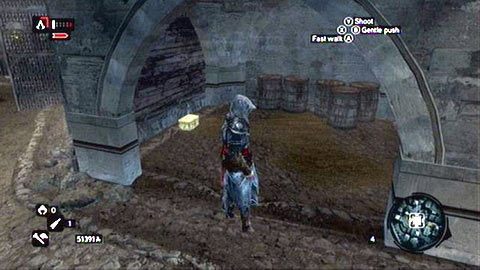 Znajdziesz go pod kamiennym łukiem obok beczek - Dzielnica Galata | Skrzynie ze skarbami Assassins Creed Revelations - Assassins Creed: Revelations PC - kompletny poradnik do gry