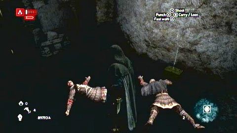 Zejdź na najniższy poziom miasta, a następnie wejść po schodach w ciemny zaułek - Kapadocja | Skrzynie ze skarbami Assassins Creed Revelations - Assassins Creed: Revelations PC - kompletny poradnik do gry