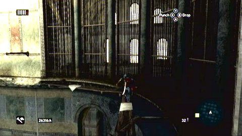 Z ostatniego z nich skocz na ścianę i wdrap się do góry - Tajemnica Hagia Sofia (1) | Karty wspomnień Ishaka Paszy - Assassins Creed: Revelations PC - kompletny poradnik do gry