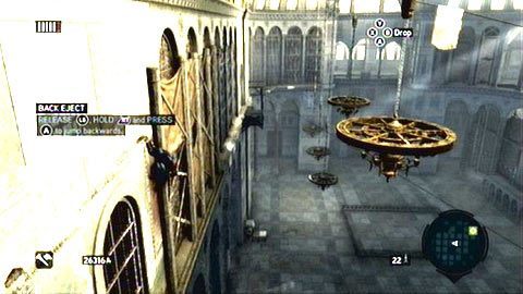 Dotrzesz do kolejnego żyrandolu, na który musisz wskoczyć - Tajemnica Hagia Sofia (2) | Karty wspomnień Ishaka Paszy - Assassins Creed: Revelations PC - kompletny poradnik do gry